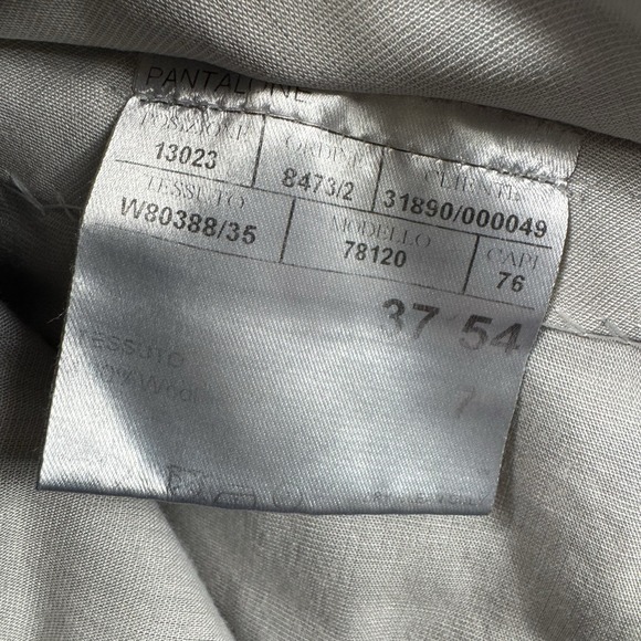 Canali 1934 Current Blue Pleated Wool Men's Trouser Size 38x33 - Picture 4 of 5